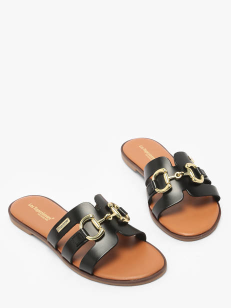 Slippers Hamia Uit Leder Les tropeziennes Zwart women HAMIA ander zicht 1