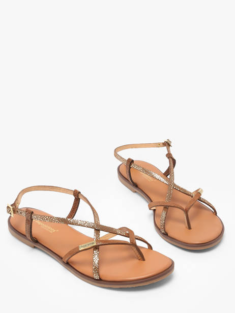 Open Sandalen Monagum Uit Leder Les tropeziennes Bruin women MONAGUM ander zicht 1