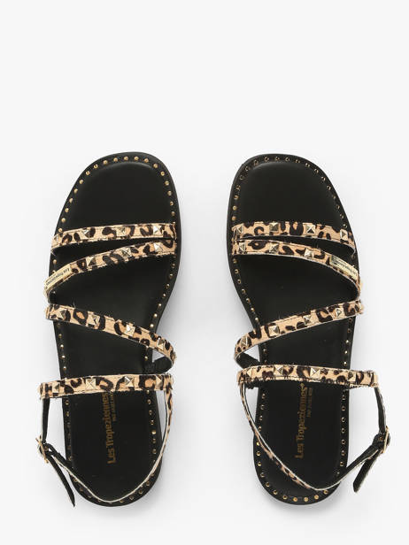 Sandalen Corabel Leo Uit Leder Les tropeziennes Beige women CORABEL ander zicht 3