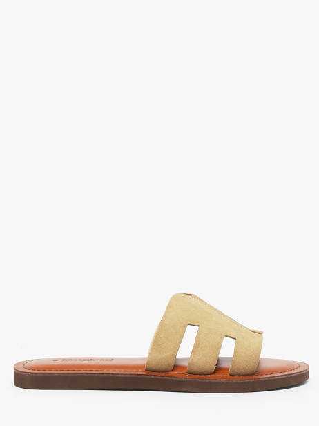 Slippers Emia Suede Uit Leder Les tropeziennes Beige men EMIASUED