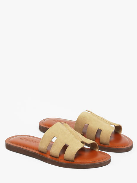 Slippers Emia Suede Uit Leder Les tropeziennes Beige men EMIASUED ander zicht 1