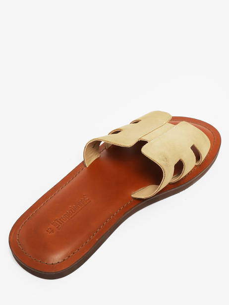 Slippers Emia Suede Uit Leder Les tropeziennes Beige men EMIASUED ander zicht 2
