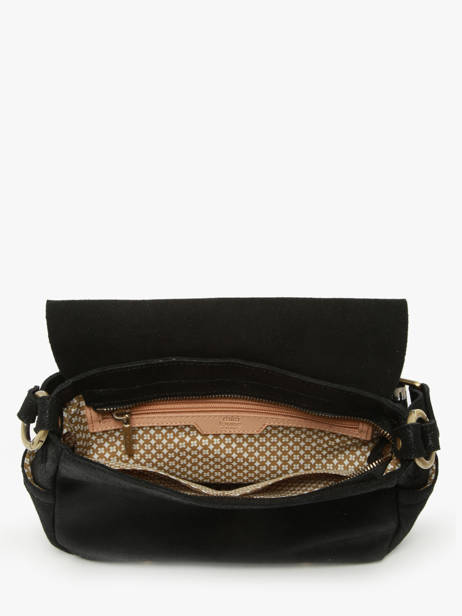 Cross Body Tas Vintage Leder Mila louise Roze vintage 30172X ander zicht 3