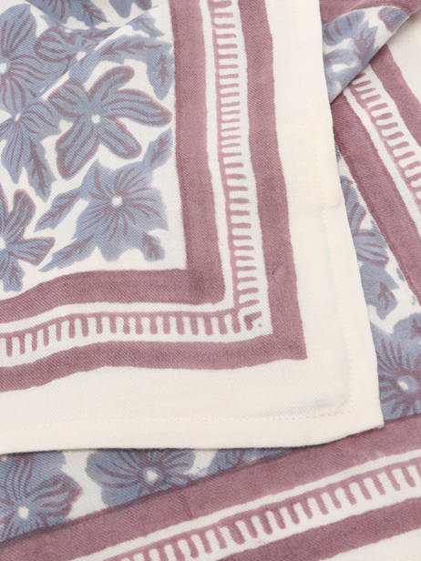 Foulard Bindi atelier Blauw floral FL ander zicht 1