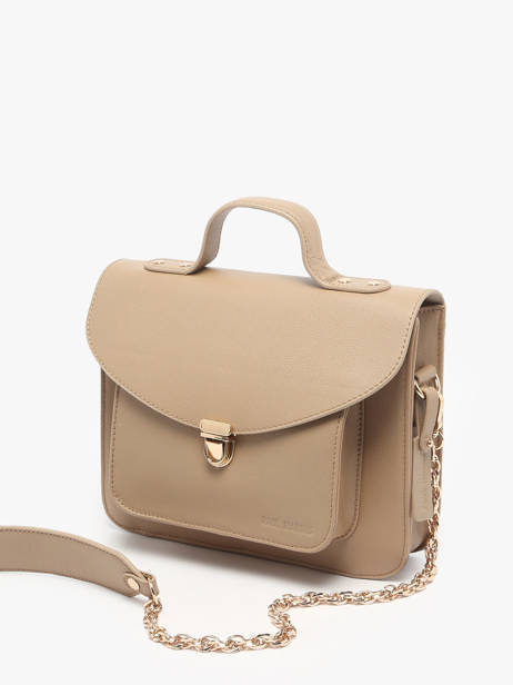 Cross Body Tas La Suite Leder Paul marius Beige la suite GEOR2SUI ander zicht 2