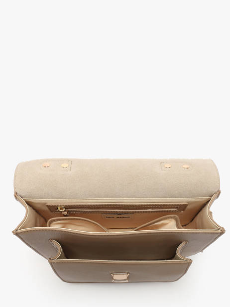 Cross Body Tas La Suite Leder Paul marius Beige la suite GEOR2SUI ander zicht 3