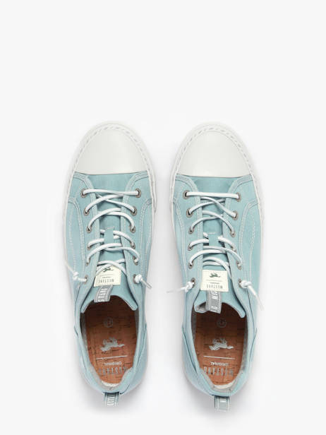 Sneakers Mustang Blauw women 1376308 ander zicht 4