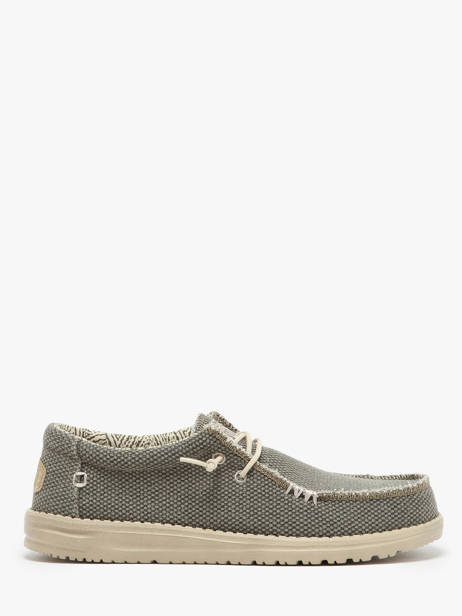 Mocassins Wally Braided Hey dude Groen men 4003