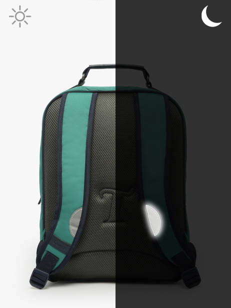 Rugzak 2 Compartimenten Tann's Groen les fantaisies g 74126 ander zicht 4