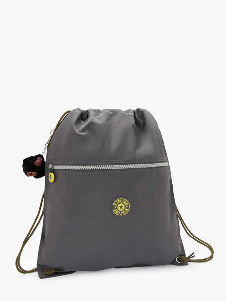Sporttas Kipling Grijs back to school K09487 ander zicht 2