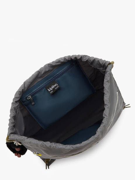 Sporttas Kipling Grijs back to school K09487 ander zicht 3