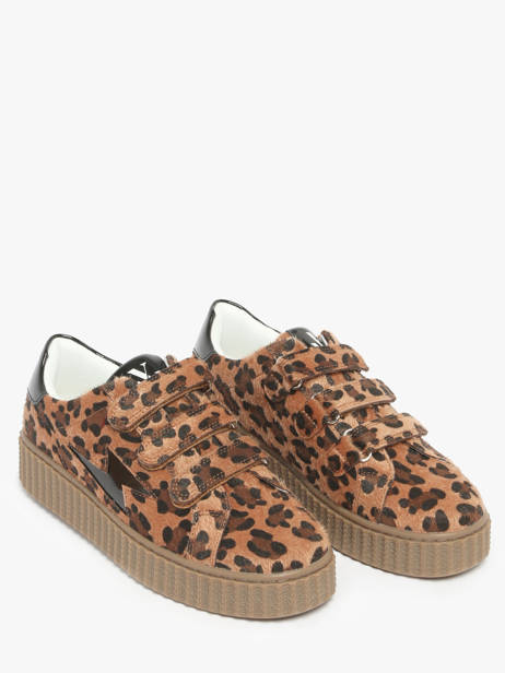 Sneakers Odelia Vanessa wu Bruin women BK2802LP ander zicht 2