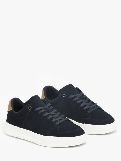 Sneakers Uit Leder Tommy hilfiger Blauw men 5517DW5 ander zicht 2