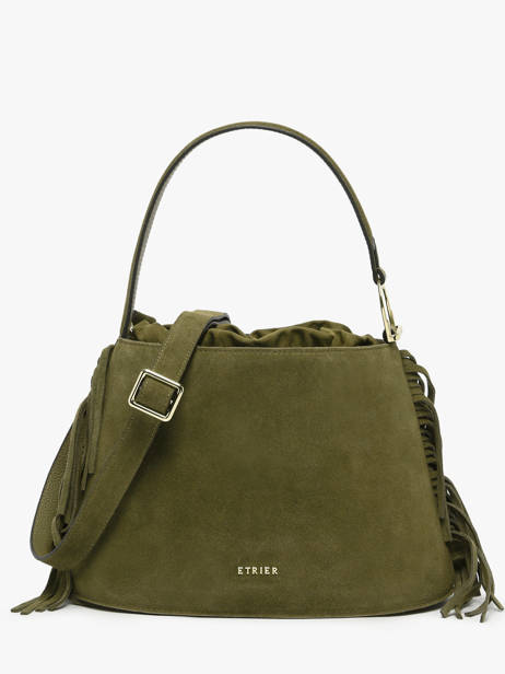 Cross Body Tas Country Leder Etrier Groen country ECOU161M
