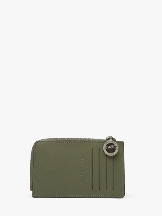 Longchamp Le foulonné Kredietkaarthouder Groen