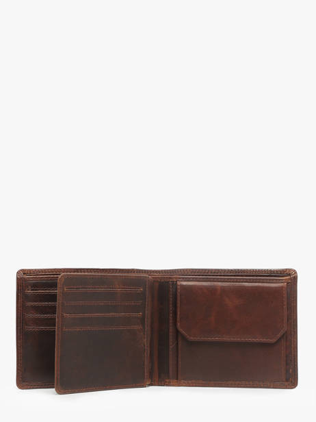 Chequehouder Met Kaarthouder Leder Maverick Bruin the original MAVTO005 ander zicht 2
