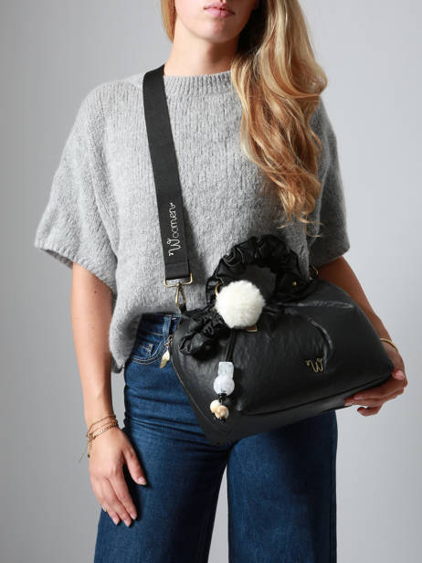 Cross Body Tas Alizier Woomen Zwart alizier WALI06 ander zicht 1