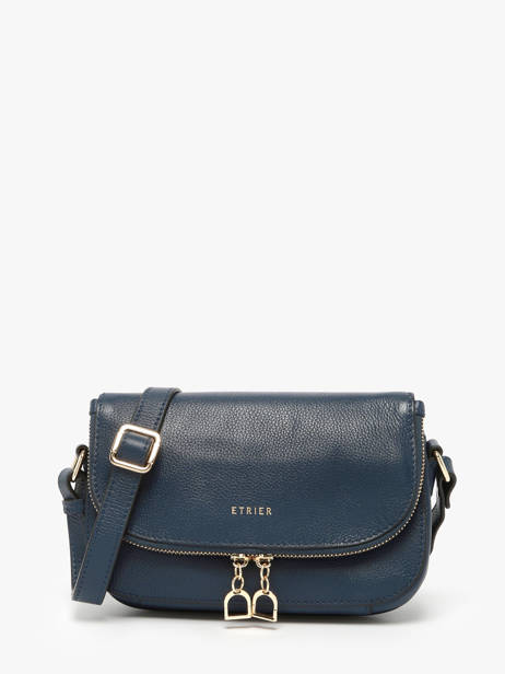 Cross Body Tas S Tradition Leder Etrier Blauw tradition ETRA059S
