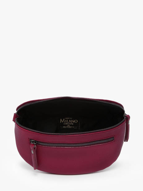 Heuptasje Caviar Leder Milano Rood caviar CA23111 ander zicht 3