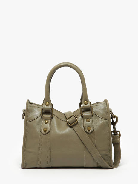 Cross Body Tas Cow Leder Basilic pepper Groen cow BCOW72 ander zicht 4