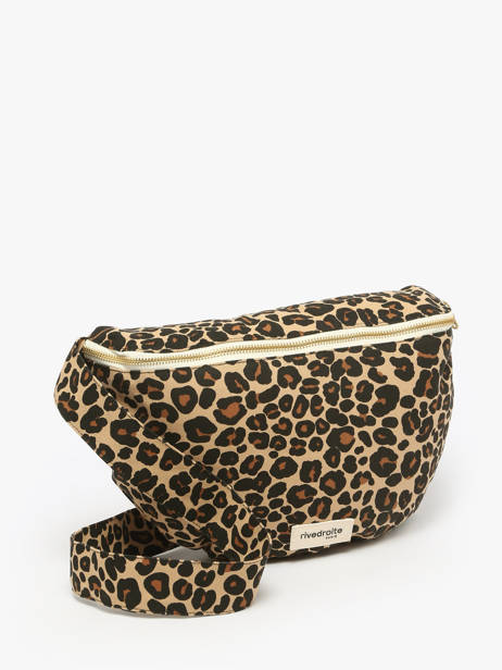Belt Bag Custine Xl Gerecycleerd Katoen Rivedroite Blauw forever wild CUSTXFOR ander zicht 2
