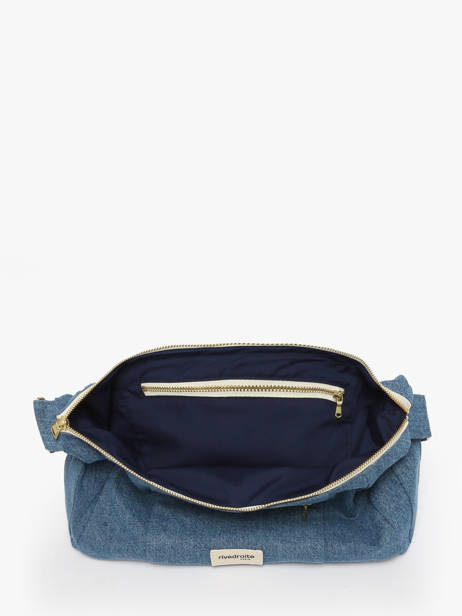 Cross Body Tas Mini Charlot Gerecycleerd Katoen Rivedroite Blauw timeless MCHARTIM ander zicht 3