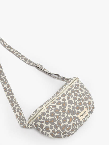 Belt Bag Custine Gerecycleerd Katoen Rivedroite Bruin into the wild CUSTIINT ander zicht 2