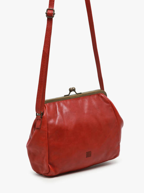 Cross Body Tas Heritage Leder Biba Bruin heritage BT22 ander zicht 2