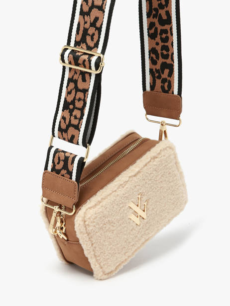 Cross Body Tas Winter Vanessa wu Bruin winter MA0144 ander zicht 1