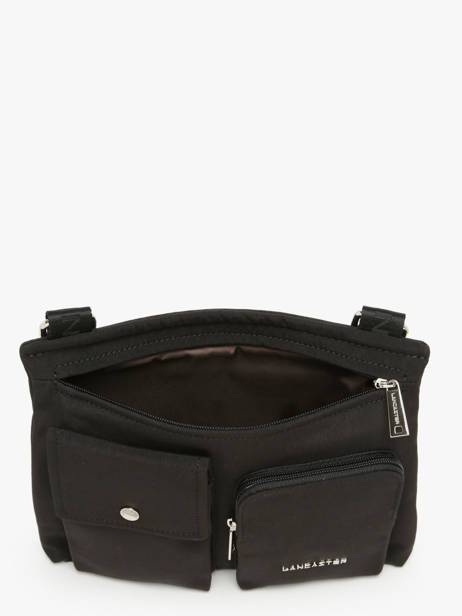 Cross Body Tas Lancaster Zwart basic pocket 90 ander zicht 3