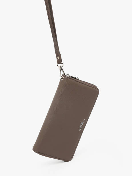 Portefeuille Classic Miniprix Bruin grained H1689 ander zicht 4