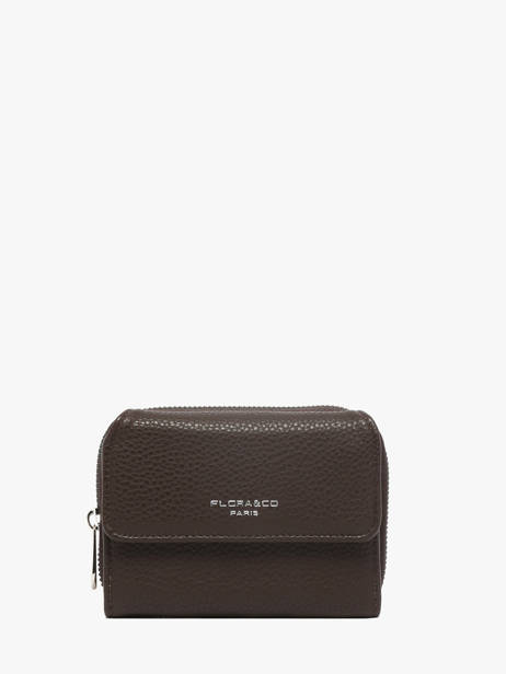 Portemonnee Classic Miniprix Bruin grained H6012