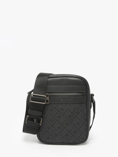 Cross Body Tas Monogram Tommy hilfiger Zwart monogram AM13493