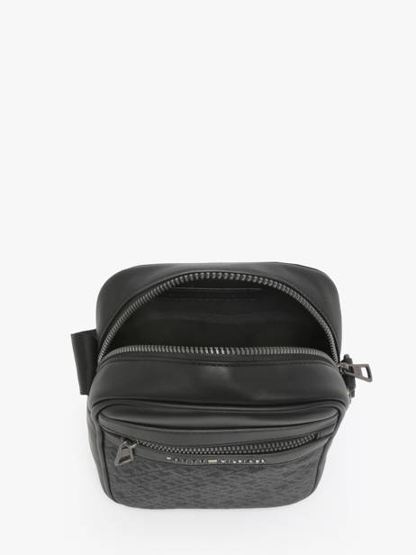 Cross Body Tas Monogram Tommy hilfiger Zwart monogram AM13493 ander zicht 2