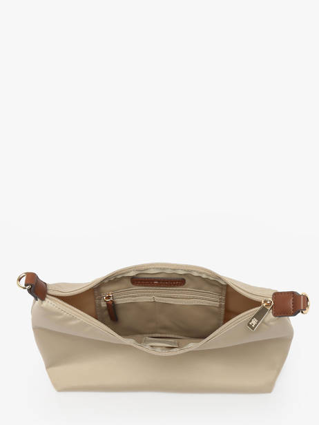 Cross Body Tas Popette Nylon Tommy hilfiger Beige popette AW17937 ander zicht 2