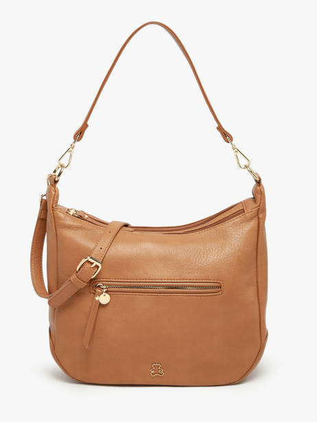 Schoudertassen Zip Lulu castagnette Bruin zip ZAHED