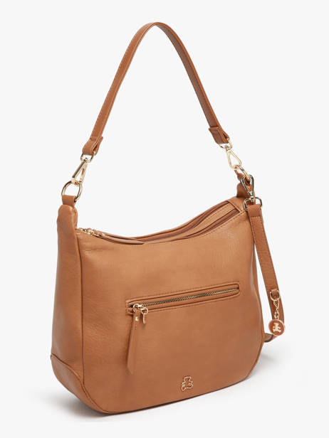 Schoudertassen Zip Lulu castagnette Bruin zip ZAHED ander zicht 2