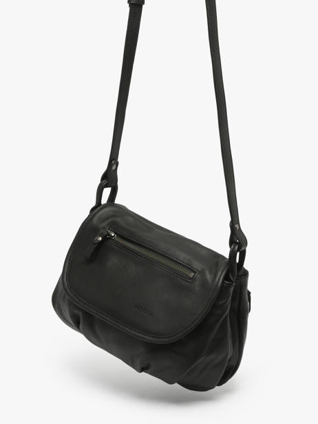 Cross Body Tas Vintage Leder Nat et nin Zwart vintage JEN ander zicht 3