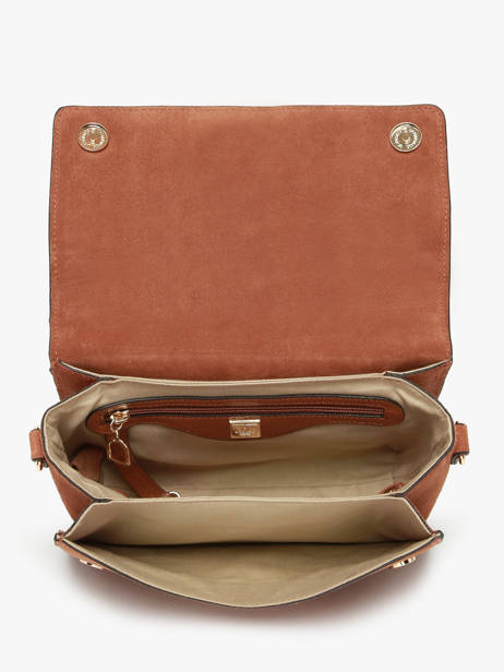 Cross Body Tas M Altesse Suede Etrier Bruin altesse suede EASU048M ander zicht 3
