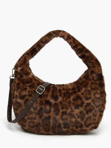 Schoudertassen Fur Bont Miniprix Bruin fur 6542