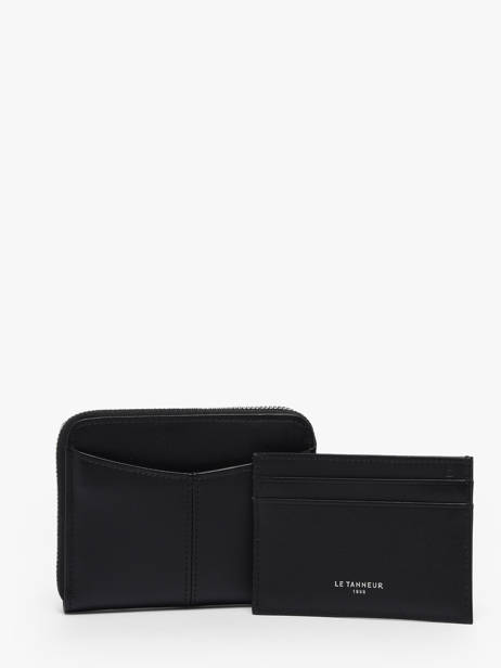 Portemonnee Met Kaarthouder Charlotte Leder Le tanneur Zwart charlotte TOTT3110 ander zicht 3