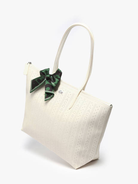 Schoudertas L.12.12 Concept Seasonal Lacoste Wit l.12.12 concept seasonal NF5133SJ ander zicht 2