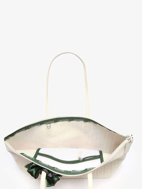 Schoudertas L.12.12 Concept Seasonal Lacoste Wit l.12.12 concept seasonal NF5133SJ ander zicht 3