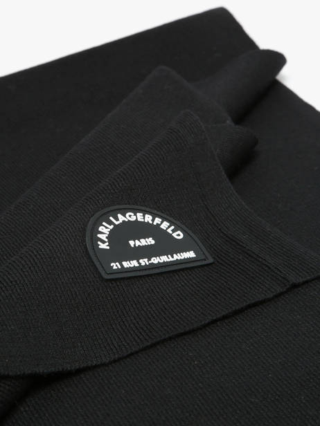 Sjaal Rue St Guillaume Karl lagerfeld Zwart rsg A4W33113 ander zicht 1