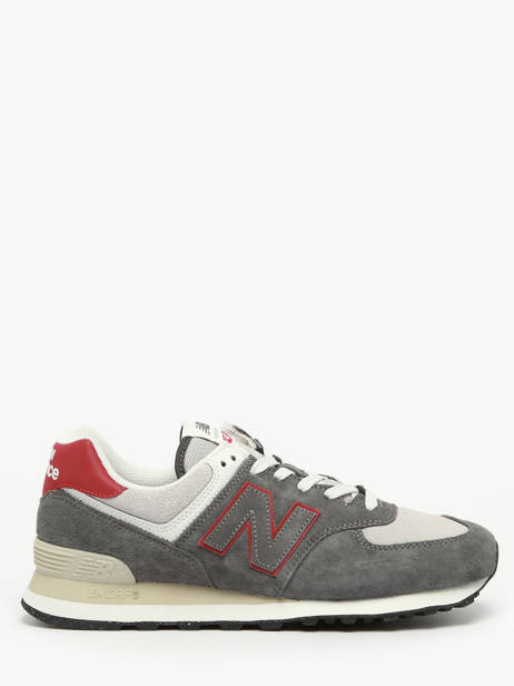 Sneakers 574 Uit Leder New balance Grijs boy U574QGY