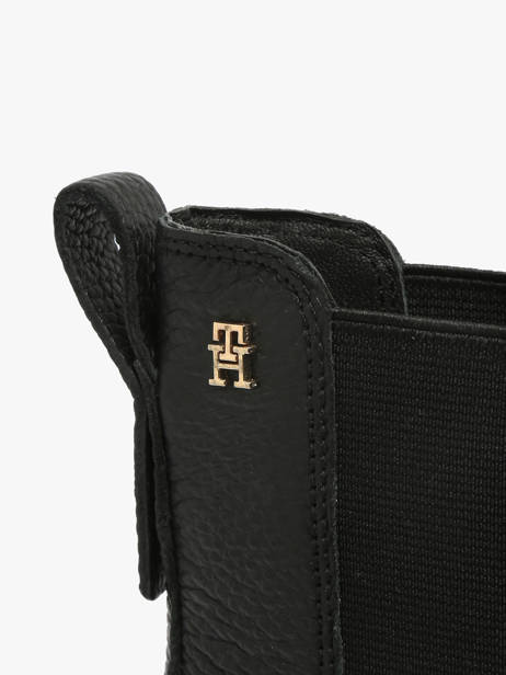 Chelsea Boots Met Hak Uit Leder Tommy hilfiger Zwart women 8774BDS ander zicht 2