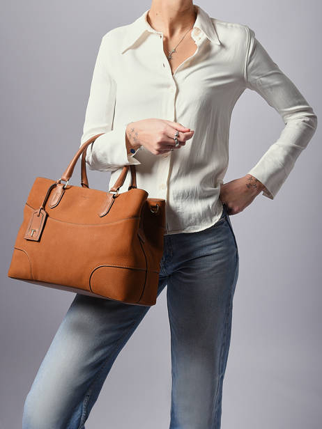 Handtas Romy Leder Le tanneur Bruin romy TROM1015 ander zicht 1