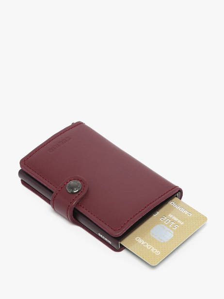 Kaarthouder Original Leder Secrid Rood original MO ander zicht 2