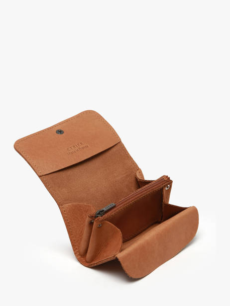 Portemonnee Leder Etrier Bruin oil EOIL650 ander zicht 1