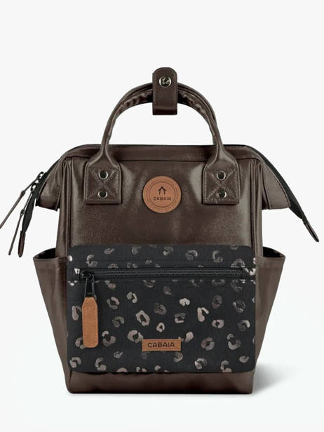 Rugzak 1 Compartiment Cabaia Bruin adventurer XS ander zicht 2